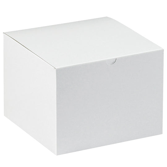 8 x 8 x 6 White (Flat Finish) Gift Box 100/Case
