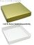 5-9/16 x 5-9/16 x 1-1/8 White 8 oz. (1/2 lb.) Square Candy Box BASE 250/Case