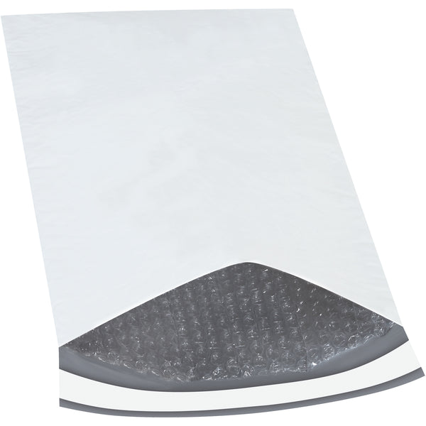 9 1/2 x 14 1/2 - #4 Self-Seal White Poly Bubble Mailers 100/Case