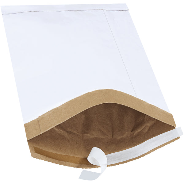 9 1/2 x 14 1/2 - #4 Self-Seal White Padded Mailer - 25/Case