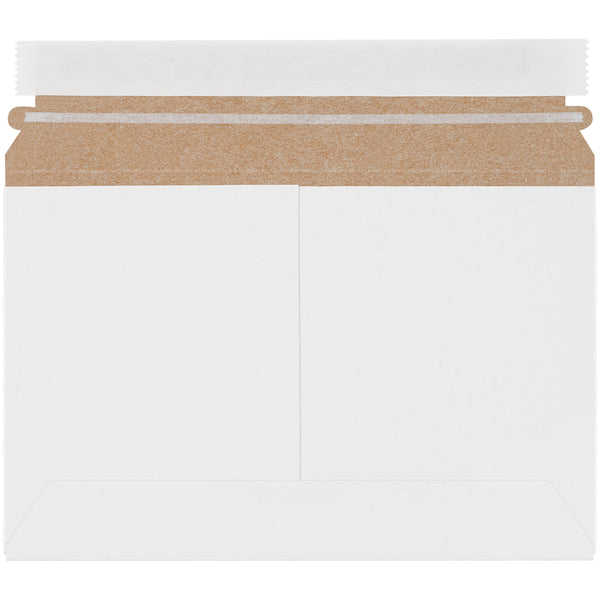 9 1/2 x 6 White Utility Grade Flat Mailers 200/Case