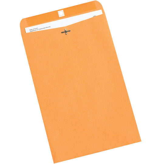 9 1/4 x 14 1/2 Kraft Clasp Envelopes 500/Case