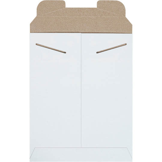 9 x 11 1/2 White Rigid Mailer 100/Case