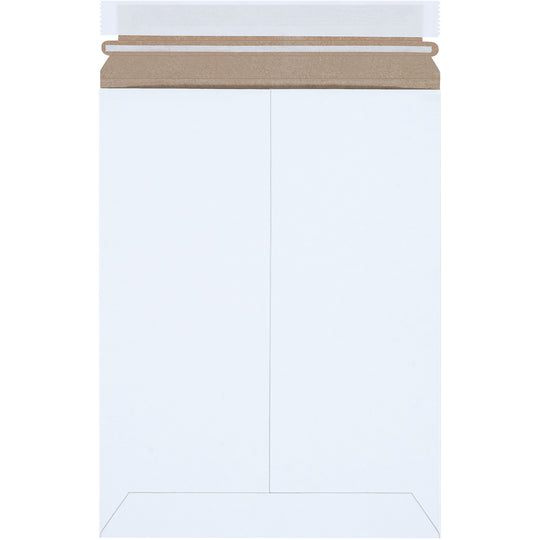 9 x 11 1/2 Self-Seal White Rigid Mailer 100/Case
