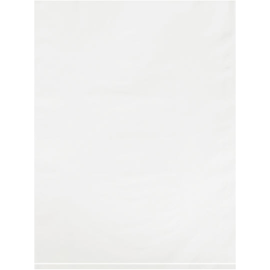 9 x 12 - 2 Mil White Flat Poly Bags 1000/Case