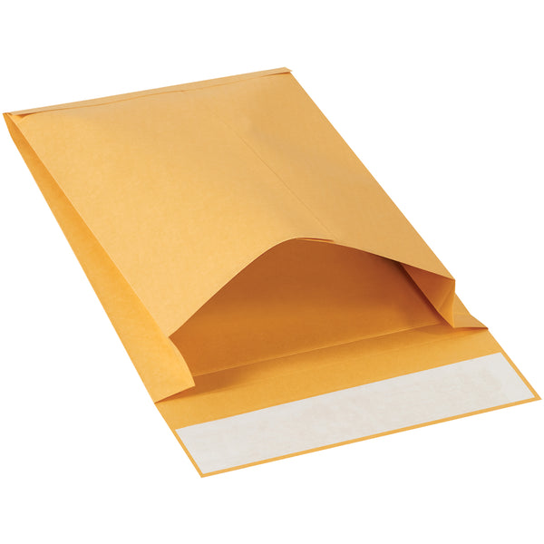 9 x 12 x 2 Kraft Expandable Self-Seal Envelopes 250/Case