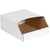 9 x 12 x 4 1/2 Stackable White Corrugated Bin Box 50/Bundle