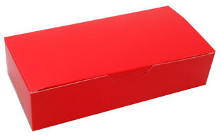 9 x 4-1/2 x 2 (2 lb.) Red 1 Piece Candy Boxes 250/Case