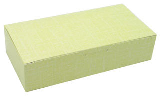 9 x 4-1/2 x 2 (2 lb.) Yellow 1 Piece Candy Boxes 250/Case