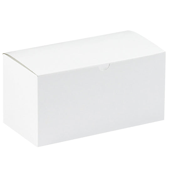9 x 4 x 4 White (Flat Finish) Gift Box 100/Case