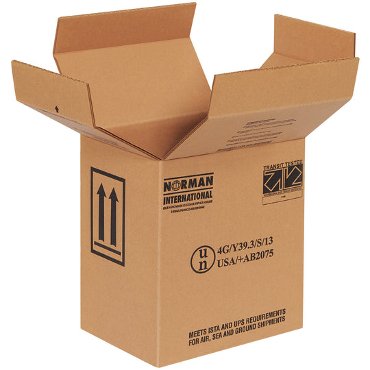 9 x 6 11/16 x 10 1/4 2 - 1 Gallon F-Style Boxes  20/Bundle