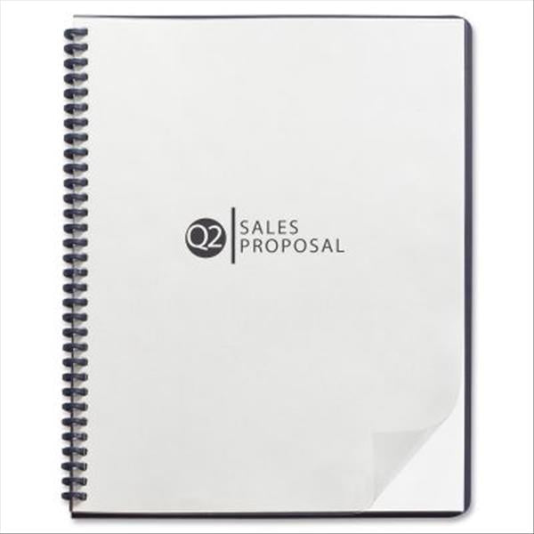 GBC Binding Cover, PlastiClear 8.34" x 11.25" - 100/Box