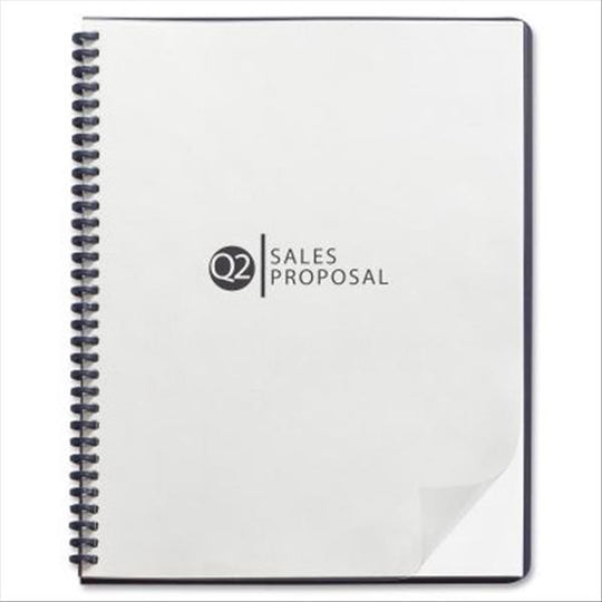 GBC Binding Cover, PlastiClear 8.34" x 11.25" - 100/Box