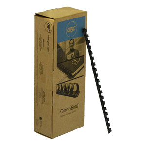 GBC Binding Comb, Black, 3/8" 100/Box