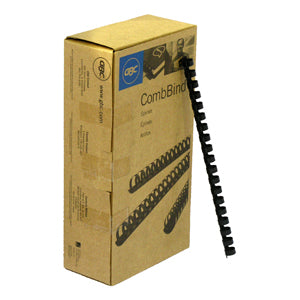 GBC Binding Comb, Black, 1/2" 100/Box