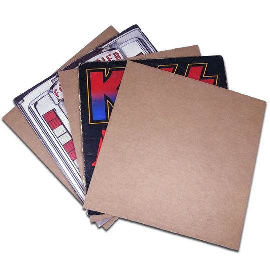12 1/4 x 12 1/4 Corrugated Record Album / LP Insert Pads 50/Case