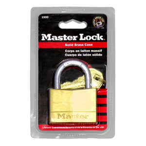 MasterLock Solid Brass 2" Padlock, 4/Case