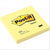 3M Scotch Yellow Post-It Notes 3"x3", 100 sheets/pad, 12 pads/pack