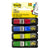 3M Scotch Colored Post-It Message Flags - 35 flags/dispenser, 4 dispensers/retail card, 6 cards/box