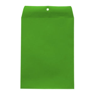 Green 9"x12" Non-Clasp Envelopes 25/Pack