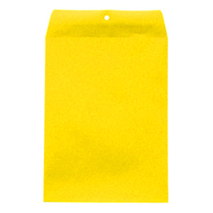 Yellow 9"x12" Non-Clasp Envelopes 25/Pack