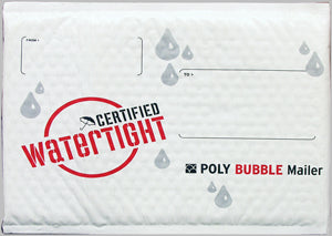 PackRite WaterTight #2 White Poly Bubble Mailer 8-1/2"x12", 25/Case