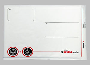 PackRite AirTight #6 White Paper Bubble Mailer 12-1/2"x19", 25/Case