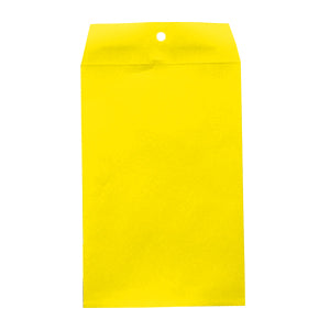 Yellow 6"x9" Non-Clasp Envelopes 25/Pack