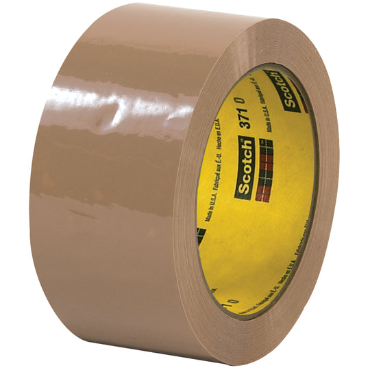 2" x 110 Yard Tan #371 (2 mil) 3M Carton Sealing Tape 36/Case
