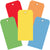 4 3/4 x 2 3/8 Assorted Color 13 Pt. Shipping Tags 1000/Case