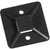 1 x 1 Black Cable Tie Mounts 100/Case