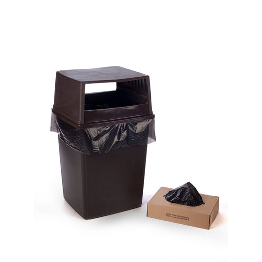 40 X 46 (.70 gauge) Regular Duty Liners (40-45 Gallons) - Black 125/Case