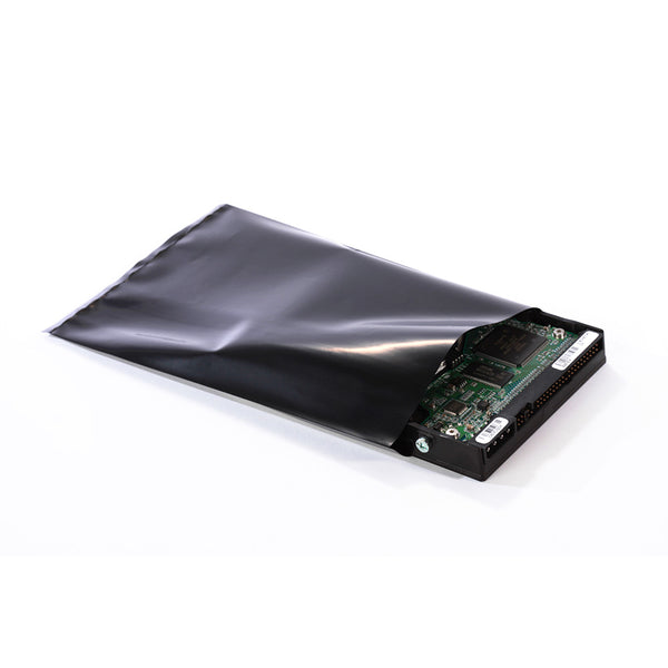 8 x 10 (4 mil) Black Conductive Poly Bags 100/Case