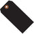 4 3/4 x 2 3/8 Black Plastic Shipping Tags 100/Case