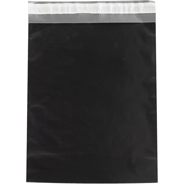 14 1/2 x 19 Black Poly Mailers 100/Case