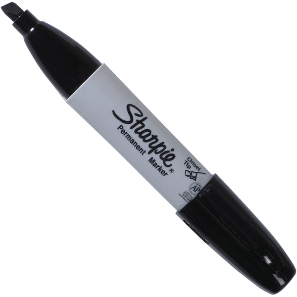 Black Sharpie Chisel Tip Markers 12/Case