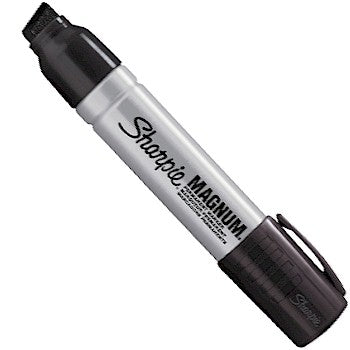 Black Sharpie Magnum Markers 12/Case