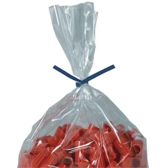 10 x 5/32 Blue Paper Twist Ties 2000/Case