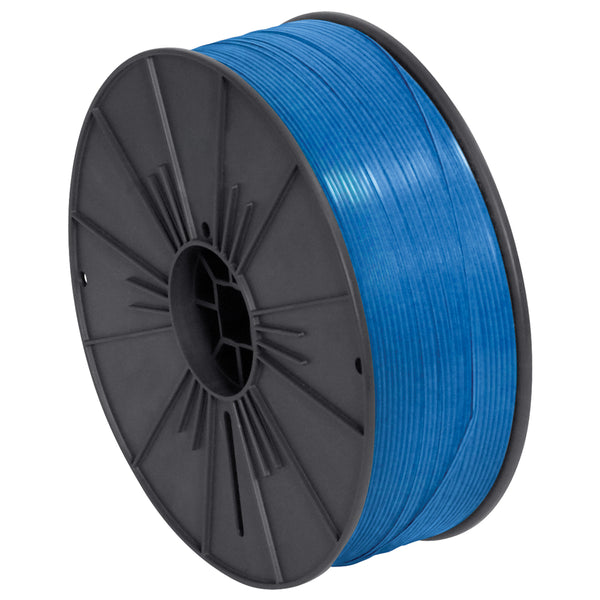 5/32 x 7000 Feet/Roll Blue Plastic Twist Tie Spool