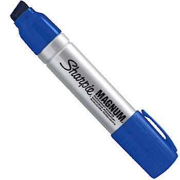 Blue Sharpie Magnum Markers 12/Case