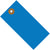 2 3/4 x 1 3/8 Blue Tyvek Shipping Tag 100/Case