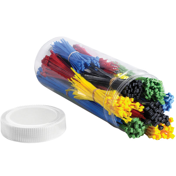 Cable Tie Kit - Assorted Colors 1000/Case