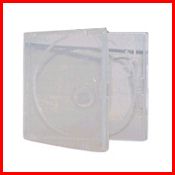 Blue Poly Clamshell CD Case - PackagingSupplies.com