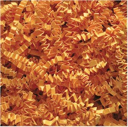 Crinkle Cut Shredded Paper - Cognac - 10 lbs./case