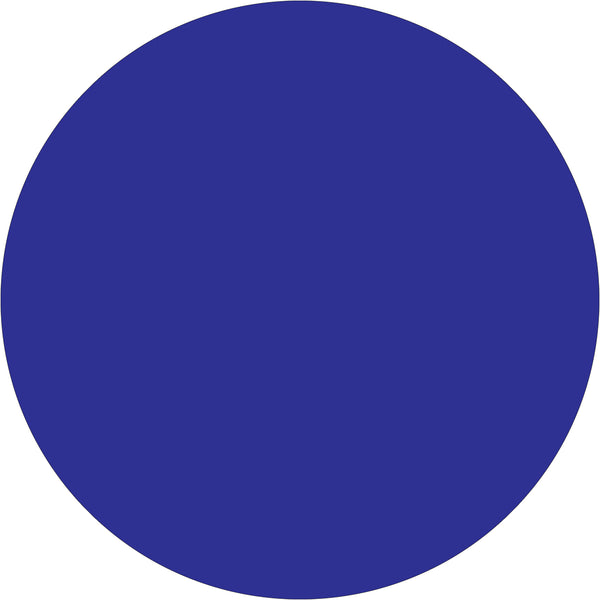 1" Dark Blue Inventory Circle Labels 500/Roll