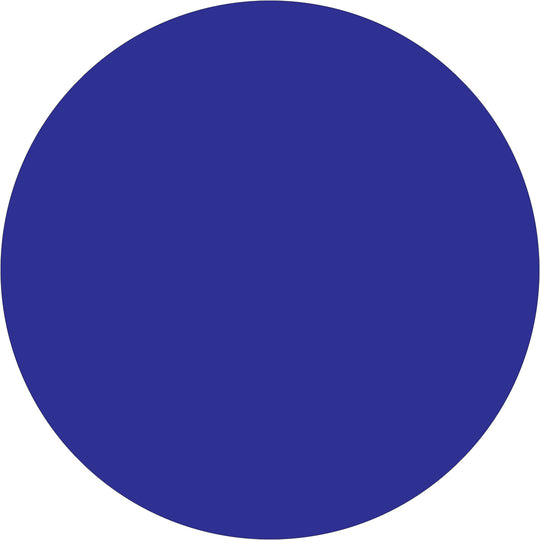 1" Dark Blue Inventory Circle Labels 500/Roll