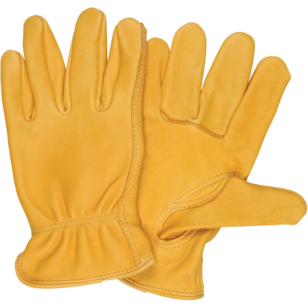 Deerskin Leather Drivers Gloves - XLarge - 3 Pair/Case