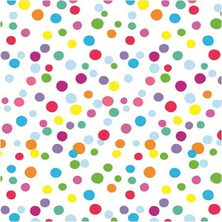 24" x 833 Feet/Roll Ditty Dots Full Ream Gift Wrap