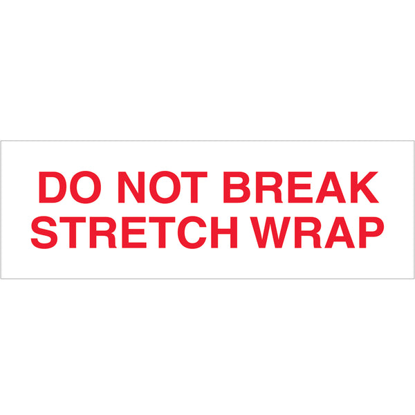 2 " x 110 Yard "Do Not Break Stretch Wrap Carton Sealing Tape 36/Case