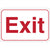 Exit 6 x 9 Facility Sign